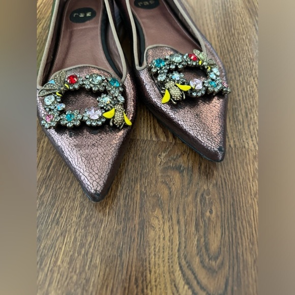 RAS rose gold sparkle flats (size 37) - Picture 3 of 6